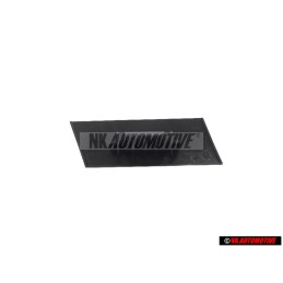 Genuine Audi S8 Front Grill Badge Emblem Black Chrome Red - 4E0853740