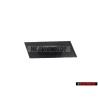 Genuine Audi S8 Front Grill Badge Emblem Black Chrome Red - 4E0853740