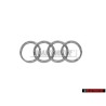 Genuine Audi Rings Front Grill Badge Emblem Chrome - 4H0853605C 2ZZ