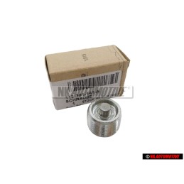 Genuine VW Oil Drain Plug, Magnetic - 113301141A