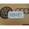 Genuine Audi 2.8 Rear Boot Badge Emblem Chrome - 4B0853743L 2ZZ