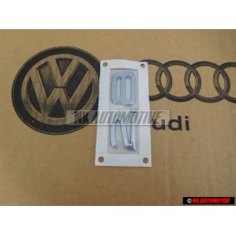 Genuine Audi 2.8 Rear Boot Badge Emblem Chrome - 4B0853743L 2ZZ