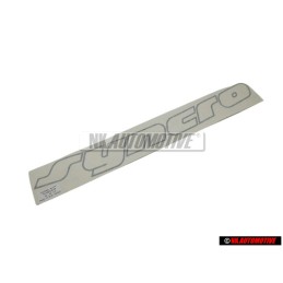 Genuine VW Syncro Front Bonnet Decal Sticker - 701853679 6BX