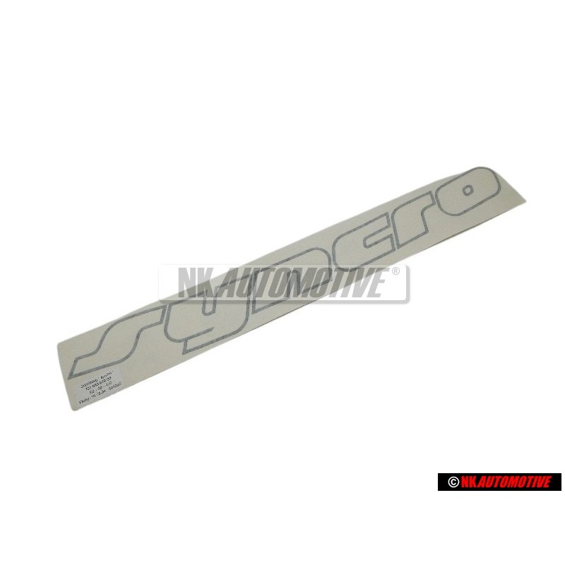 Genuine VW Syncro Front Bonnet Decal Sticker - 701853679 6BX
