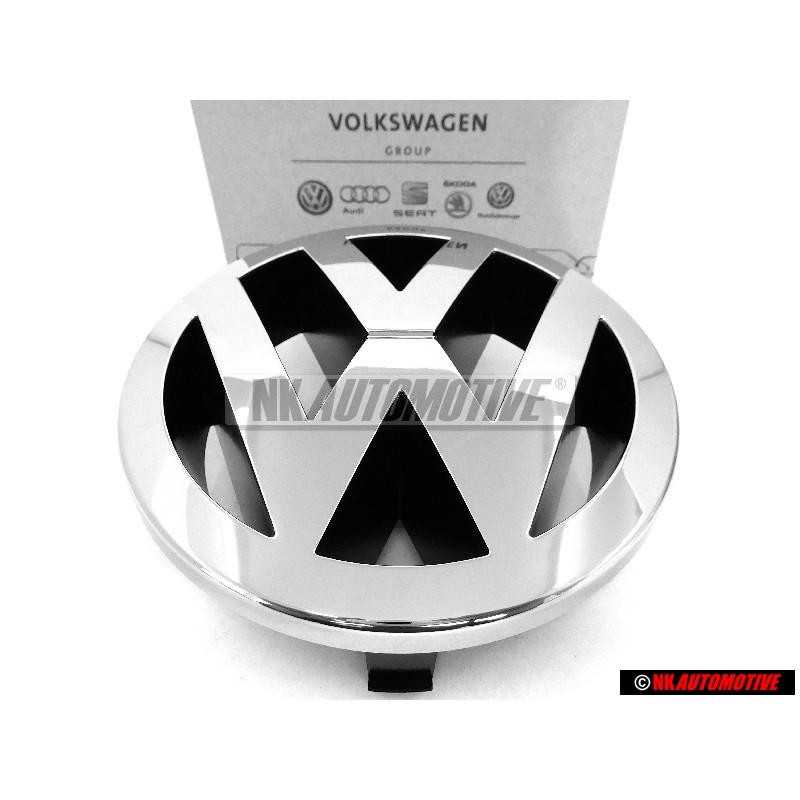 Genuine VW Front Grill Badge Emblem Chrome - 2D0853600 ULM