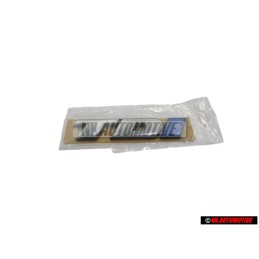 Genuine VW TDI Rear Badge Emblem Chrome Blue - 7D0853675C HCE