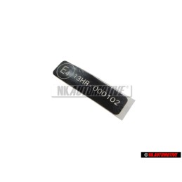 Genuine VW data tag - 1C0000279