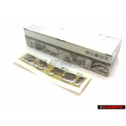 Genuine VW 2.0 FSI Rear Trunk Boot Badge Emblem Chrome - 1K0853675G 739