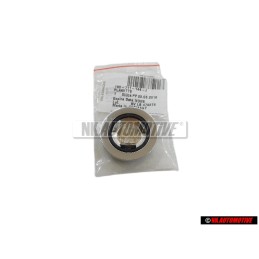 Genuine VW 6 SPEED Gearknob Badge Emblem Black Chrome - 1K0711144J
