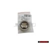Genuine VW 6 SPEED Gearknob Badge Emblem Black Chrome - 1K0711144J