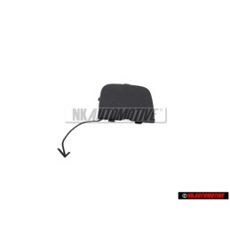 Genuine VW Cover For Towing Eye Satin Black - 1K6807441B 9B9
