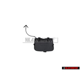 Genuine VW Cover For Towing Eye Satin Black - 1K6807441B 9B9