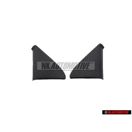 Genuine VW SET Door Mirror Cover Trim Cap Left & Right Inner - Jetta Golf MK2