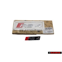 Genuine Audi SET Front Grill & Rear Boot Badge Emblem - RS4 B5 (8D)