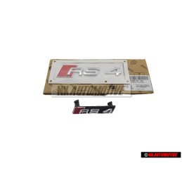 Genuine Audi SET Front Grill & Rear Boot Badge Emblem - RS4 B7 (8E)