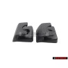 2x Genuine VW Retainer For Safety Belt Satin Black - 357857837 01C