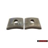 2x Genuine VW Threaded Plate - 831809237