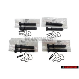 4x Genuine VW Guide For Head Restraint, Adjustable - 191881939