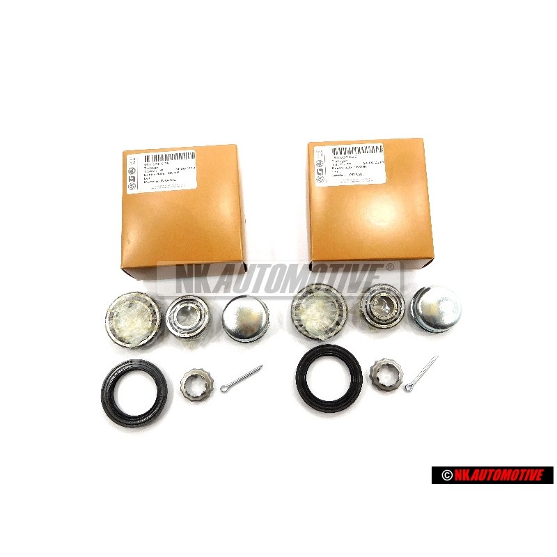 2x Genuine VW Wheel Bearing With Assembly Parts - 191598625