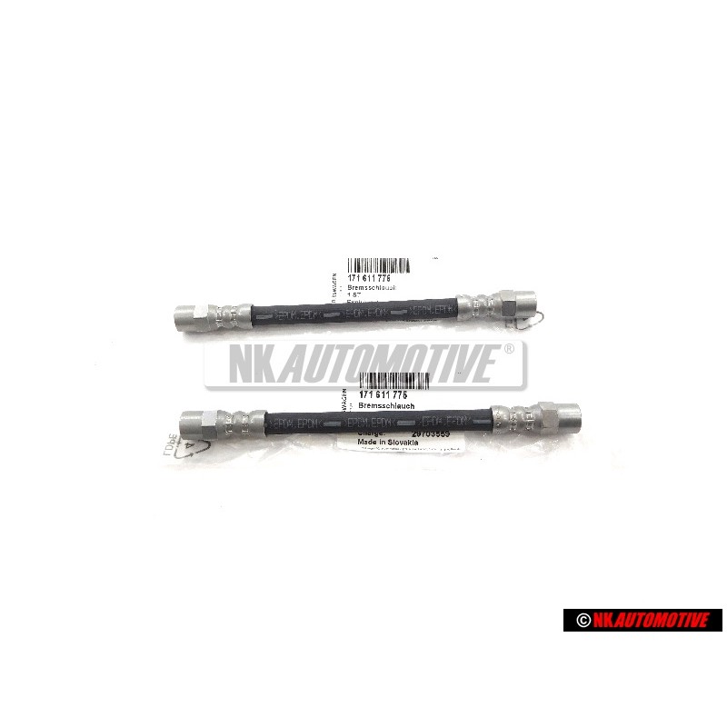 2x Genuine VW Brake Hose - 171611775
