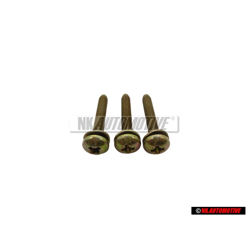 3x Genuine VW Fillister Head Bolt (Combi.) - 049903555A