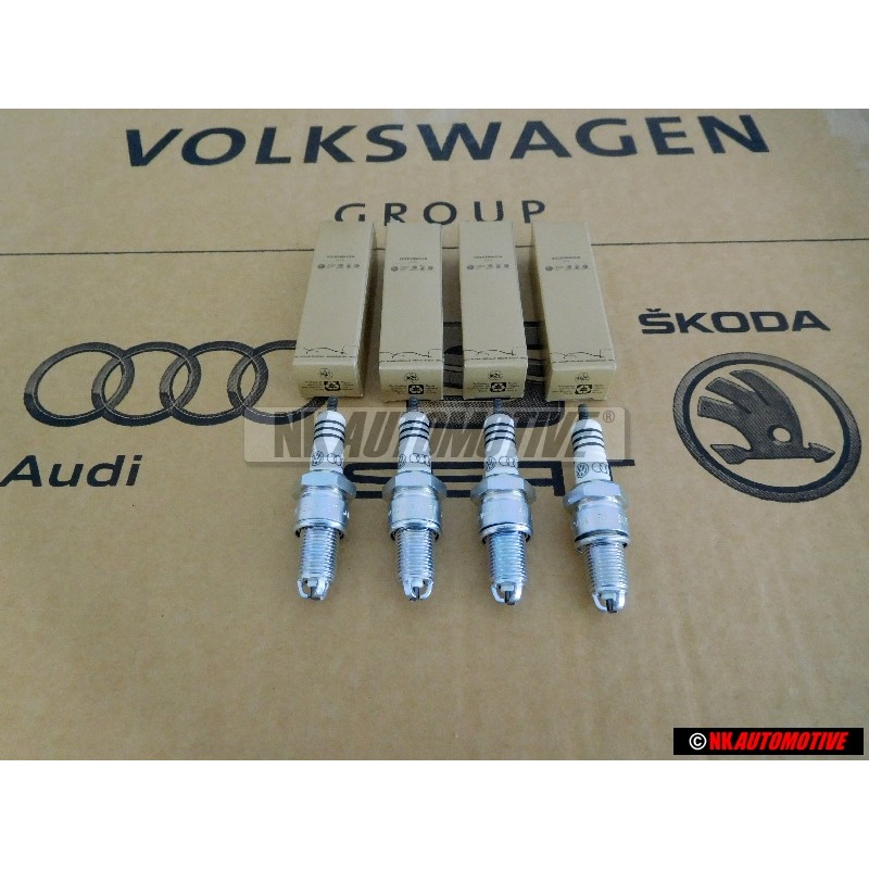 4x Genuine VW Spark Plug 'Longlife' - 101000036AA