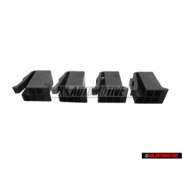 4x Genuine VW Flat Contact Housing - 357959869