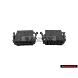 2x Genuine VW Flat Contact Housing With Contact Locking Mechanism - 191972725