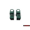 2x Genuine VW Flat Contact Housing With Contact Locking Mechanism - 333941973