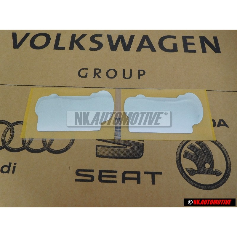 2x Genuine VW Classic Line Side Badge Emblem Decal - 155853687L BWV