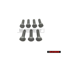 7x Genuine VW Hexagon Bolt M6x20 - N 01021710