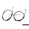 2x Genuine VW Brake Cable - 1H0609721