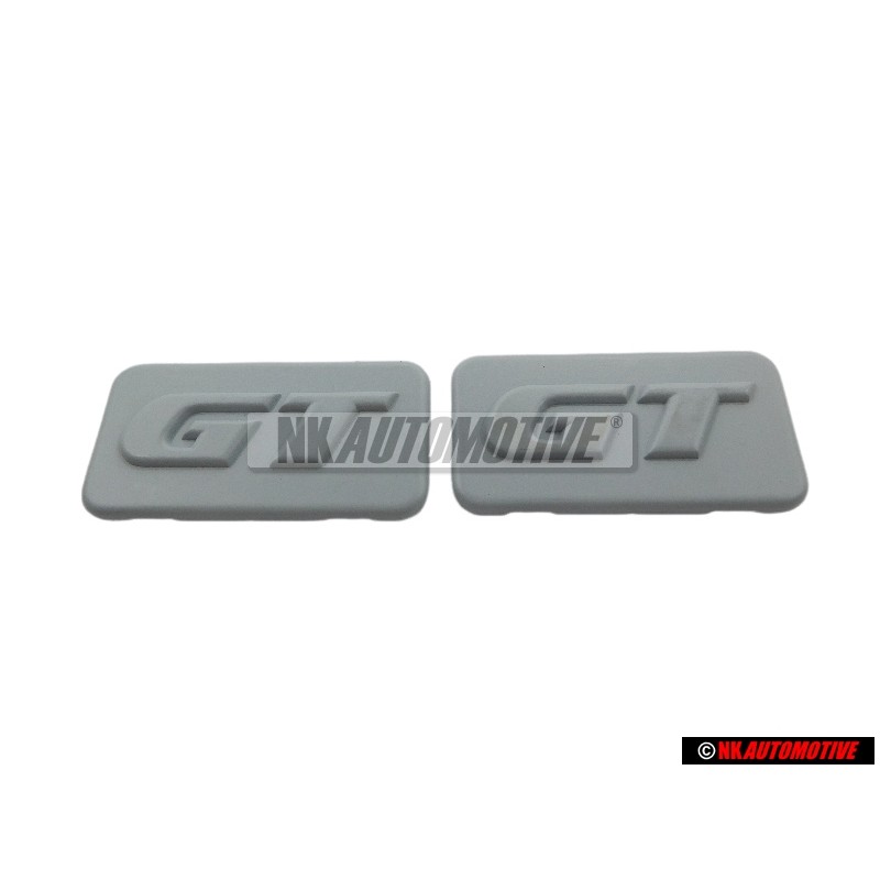 2x Genuine VW PASSAT GT Side Badge Emblem Primed - 357853688B GRU