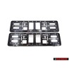 2x Genuine Audi License Plate Holder Vorsprung Durch Technik - A16-2285