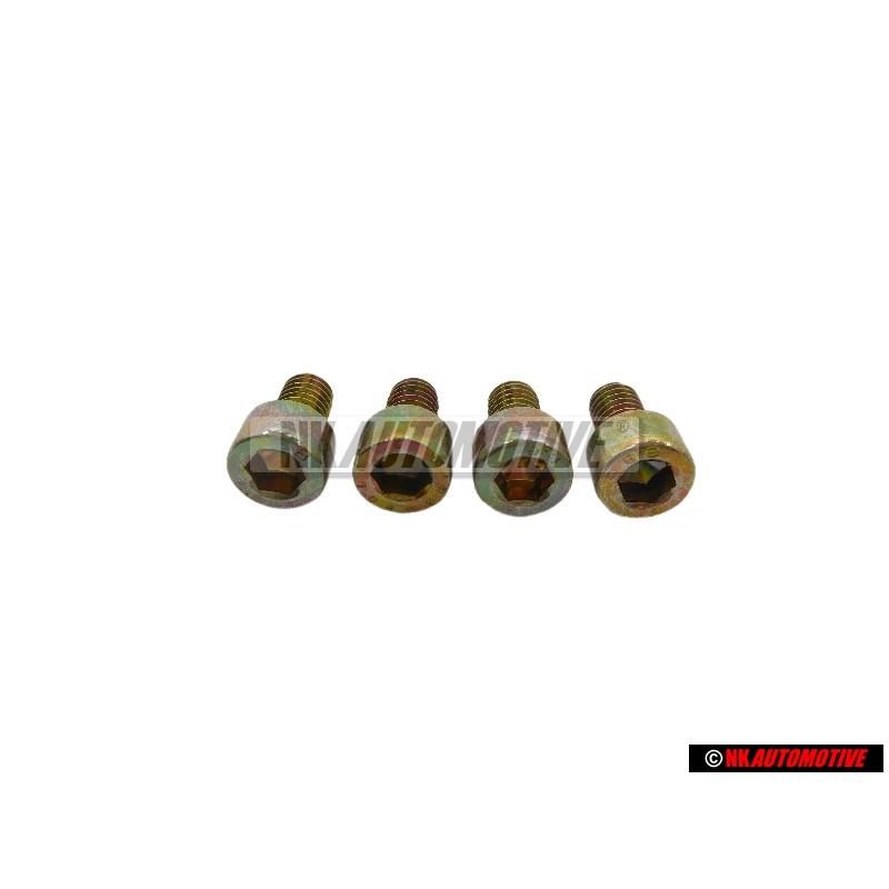 4x Genuine VW Socket Head Bolt With Hexagon Socket Head - N 0147506