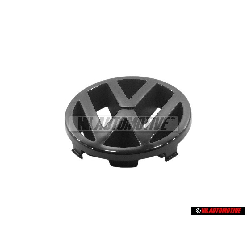 Genuine VW Front Grill Badge Emblem Black - 251853601A