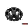 Genuine VW Front Grill Badge Emblem Black - 251853601A