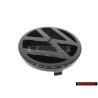 Genuine VW Front Grill Badge Emblem Black - 251853601A