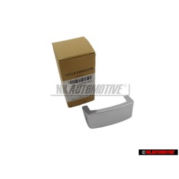 Genuine VW Blank Chrome Steering Wheel Badge Emblem - 1Q0419685C 3Q7