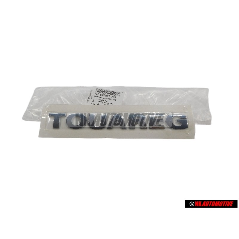 Genuine VW TOUAREG Rear Trunk Boot Badge Emblem - 7L6853687 739