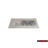 Genuine VW R5 Rear Boor Badge Emblem Chrome - 7L6853675