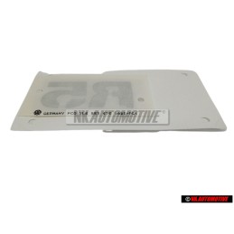 Genuine VW R5 Rear Boor Badge Emblem Chrome - 7L6853675