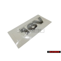 Genuine VW 16V Rear Trunk Boot Badge Emblem Chrome - 6N0853675A 739