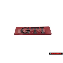 Genuine VW GTI Side Door Trim Badge Emblem Red Black - 191853714 QN5