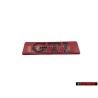 Genuine VW GTI Side Door Trim Badge Emblem Red Black - 191853714 QN5
