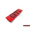 Genuine VW GTI Side Door Trim Badge Emblem Red Black - 191853714 QN5