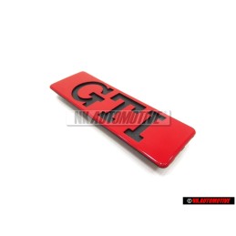 Genuine VW GTI Side Door Trim Badge Emblem Red Black - 191853714 QN5