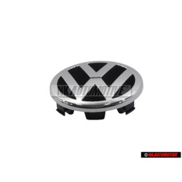Genuine VW Front Grill Badge Emblem Chrome - 1J5853601 ULM
