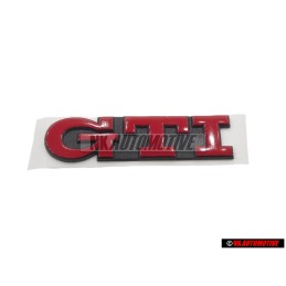 Genuine VW GTI Rear Trunk Boot Badge Emblem Red - 1H6853687AJQN5
