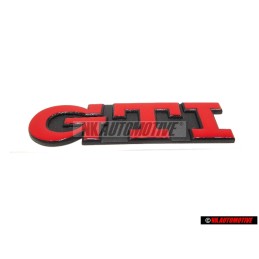 Genuine VW GTI Rear Trunk Boot Badge Emblem Red - 1H6853687AJQN5